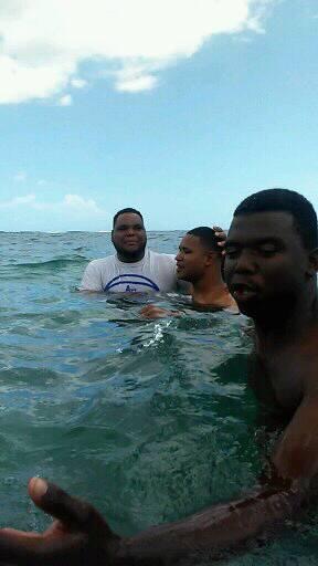 Recuerdo de uno de los primeros viajes a la playa con el grupo en 2017